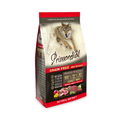 Primordial 2кг кабан, ягненок беззерновой сухой для собак мелких пород (011461) фото