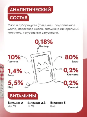 Best Dinner Dog Super Premium 0,34кг говядина пауч для собак и щенков (550526) фото