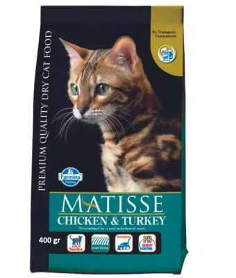 Farmina (Фармина) Matisse 0,4кг курица с индейкой сухой для кошек (9101) Farmina (Фармина) Matisse 0,4кг курица с индейкой сухой для кошек (9101) фото