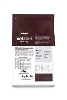 AlphaPet Vet Diet (АльфаПет) 1,5кг Urinary сухой при заболеваниях нижних отделов мочевыводящих путей для кошек (655049) фото AlphaPet Vet Diet (АльфаПет) 1,5кг Urinary сухой при заболеваниях нижних отделов мочевыводящих путей для кошек (655049) фото