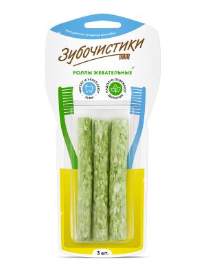 Зубочистики 0,085кг роллы (3шт) жевательные (76050274) фото