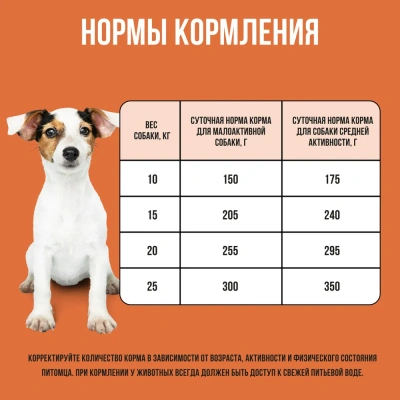 Bowl Wow 2кг ягненок, индейка с рисом и морковью сухой для собак средних пород  (661825) фото