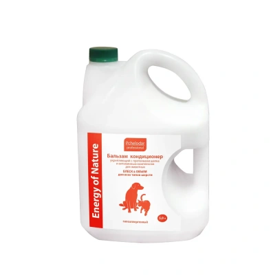 Бальзам-кондиционер укрепляющий с протеинами шелка и витам.комплексом 5л Пчелодар 