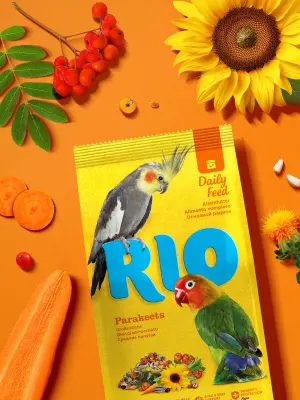 Rio 0,5кг корм для средних попугаев основной рацион фото