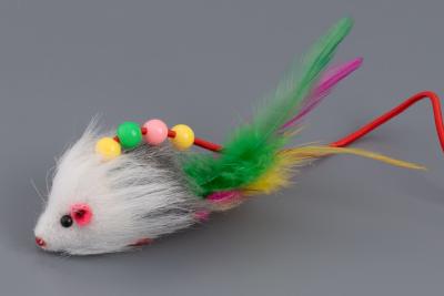 Дразнилка (Wogy) Мышка с колокольчиком l=48см для кошек фото