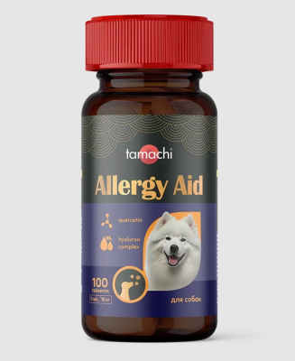 Tamachi Allergy Aid витаминно-минеральный комплекс 100таб для средних и крупных собак (791324) фото