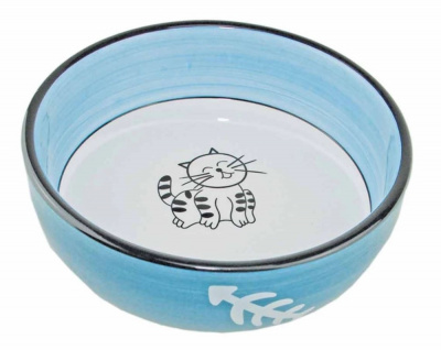 Комплект Догман подставка керамическая "Довольный кот" (0,29 л.) Комплект Догман подставка керамическая "Довольный кот" (0,29 л.)