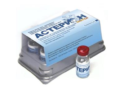 Вакцина АСТЕРИОН DHPPiLR  (1 упак - 5 доз) (ЛИЦЕНЗИЯ) Вакцина АСТЕРИОН DHPPiLR  (1 упак - 5 доз) (ЛИЦЕНЗИЯ)