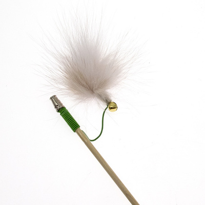 Дразнилка (Сибирская кошка) Удочка Пушистик с погремушкой Дразнилка (Сибирская кошка) Удочка Пушистик с погремушкой фото