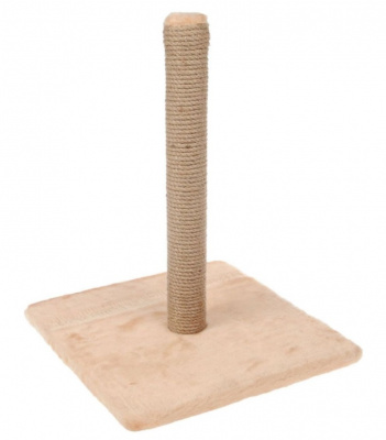 Когтеточка Меридиан на подставке (40*40*50) светло-коричневый д/кошек