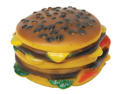 Игрушка Гамбургер резиновый 7,5см Каскад фото