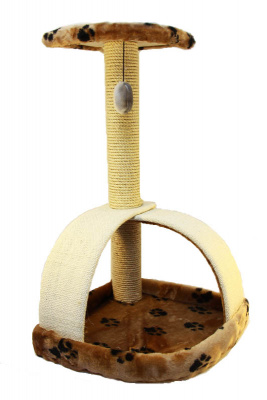 Когтеточка (Zoo-M) RP8212 угловая "Уютное место" 45*45*84