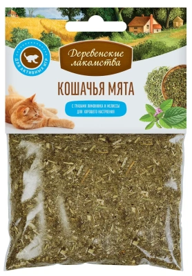 Деревенские лакомства 0,015кг кошачья мята Лимонник + мелисса (72970049) фото