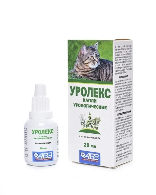 Уролекс (АВЗ) 20мл капли урологические для профилактики и лечения заболеваний почек для кошек и собак (ЛИЦЕНЗИЯ) фото Уролекс (АВЗ) 20мл капли урологические для профилактики и лечения заболеваний почек для кошек и собак (ЛИЦЕНЗИЯ) фото