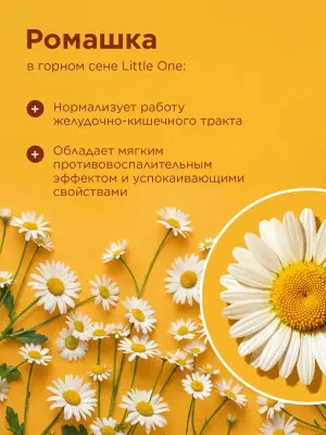 Сено (Little One) Горное с ромашкой 0,4кг для грызунов фото