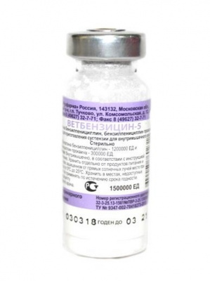 Ветбензицин-5 х 1500тыс.ед. (ЛИЦЕНЗИЯ) фото