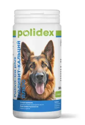 Polidex Polivit-Ca Plus 300таб. витаминно-минеральный комплекс для собак фото Polidex Polivit-Ca Plus 300таб. витаминно-минеральный комплекс для собак фото