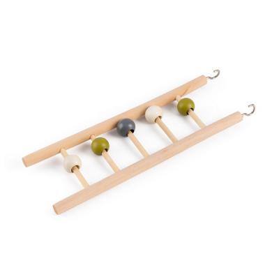 Игрушка для птиц (Wogy) Лестница с бусинками d=1.5см, 23х7.7см