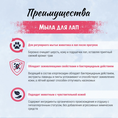Гель-мыло (ТерриториЯ) Сила свободы для лап с хлоргексидином, 500 мл фото Гель-мыло (ТерриториЯ) Сила свободы для лап с хлоргексидином, 500 мл фото