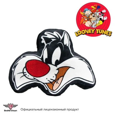 Игрушка-пищалка (Buckle-Down) Кот Сильвестор мультицвет 