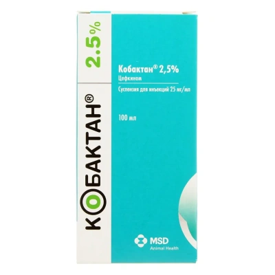 Кобактан MSD (Интервет) 2,5% 100мл (ЛИЦЕНЗИЯ) фото