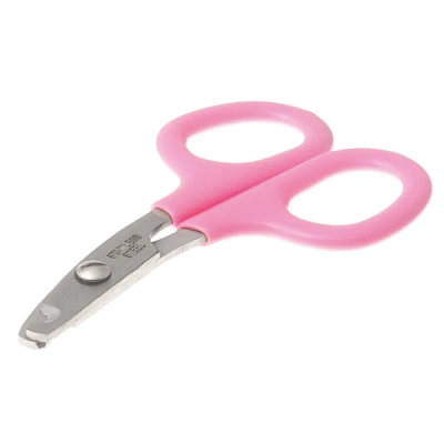 Когтерез (DeLIGHT) ножницы малый прямой для кошек, розовый фото