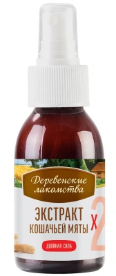Деревенские лакомства кошачья мята экстракт-спрей "Двойная сила", 100мл (72970025) фото