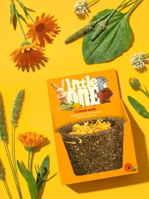 Little One 0,12кг Лукошко цветочное лакомство для грызунов фото
