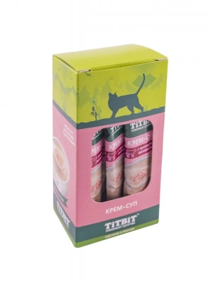 TiTBiT 0,01кг крем-суп для кошек с кусочками телятины фото