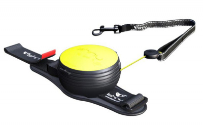 Поводок-рулетка (Lishinu) 3, Ориджинал, Неоновый желтый, Размер M