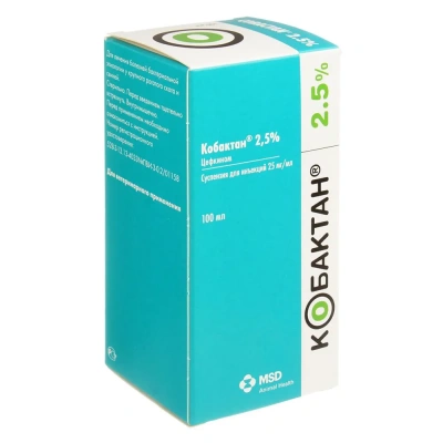 Кобактан MSD (Интервет) 2,5% 100мл (ЛИЦЕНЗИЯ) фото