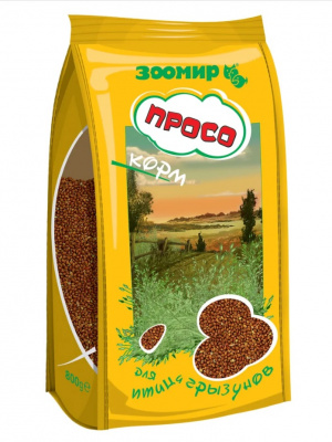 Зоомир 0,8кг Просо пакет (124045)