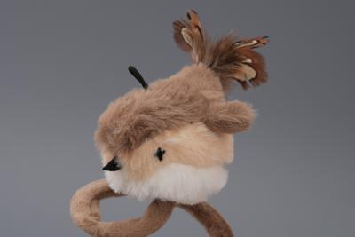 Игрушка Wogy Птичка на спирали 26х19х9см, пищит для кошек фото