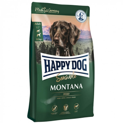 Happy Dog Supreme Sensible Montana 10кг конина с картофелем монобелок сухой для собак средних и крупных пород при пищевой аллергии Happy Dog Supreme Sensible Montana 10кг конина с картофелем монобелок сухой для собак средних и крупных пород при пищевой аллергии
