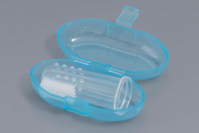 Щетка-напальчник (Wogy) зубная 5.3х2.2см, в футляре (7.5х3.5х2.5см), силикон, для животных фото