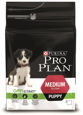 Проплан Puppy 12кг курица+рис (д/средних пород) сухой д/щенков (120402) Проплан Puppy 12кг курица+рис (д/средних пород) сухой д/щенков (120402)