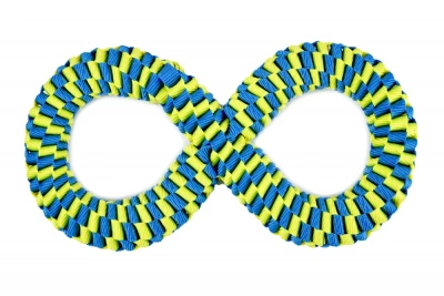 Игрушка (Wogy) Восьмерка плетеная для собак 30х13см фото