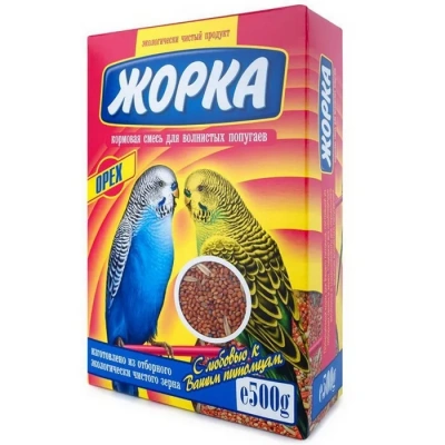 Жорка 0,5кг корм для волнистых попугаев Орех (новая упаковка) фото