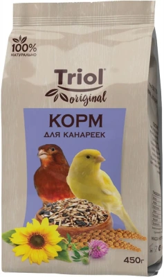 Triol Original 0,45кг корм для канареек (020799) Triol Original 0,45кг корм для канареек (020799)