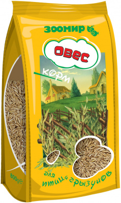 Зоомир 0,5кг Овес пакет (124052)