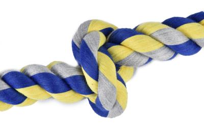 Игрушка (Nunbell) канатная 50х8х8см микс для собак фото