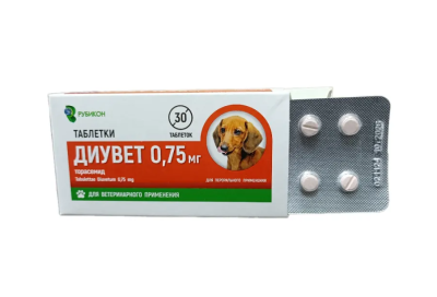 Диувет 0,75 мг, таблетки №30 (ЛИЦЕНЗИЯ) Диувет 0,75 мг, таблетки №30 (ЛИЦЕНЗИЯ) фото