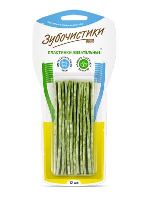 Зубочистики 0,072кг Пластинки (12шт) жевательные (76050281) фото
