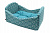 Лежанка (Зооэкспресс) Кроватка Геометрия бязь № 2 56*41*25 см морская волна фото