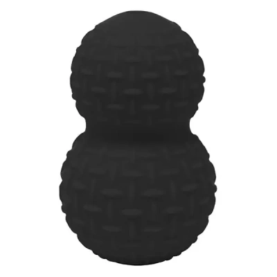 Tonka Игрушка-дозатор для лакомств рифленый 8мм черный 8,9см фото