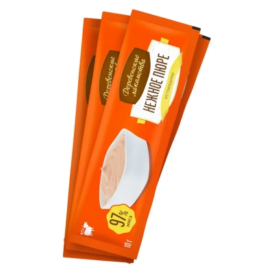 Деревенские Лакомства нежное пюре из говядины (4х10г) (72504208) фото