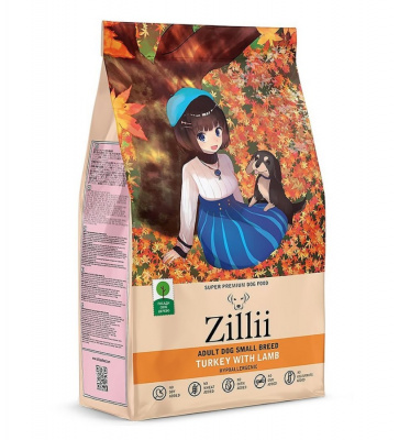 ZILLII (Зилли) Dog Adult Small Breed 2кг индейка и ягненок сухой для собак мелких пород (350426) фото ZILLII (Зилли) Dog Adult Small Breed 2кг индейка и ягненок сухой для собак мелких пород (350426) фото