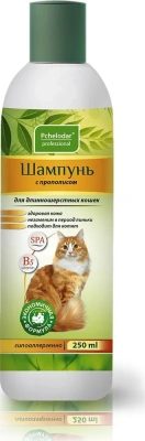Шампунь (Пчелодар) гигиенический с прополисом для длиношерстных кошек, 250мл