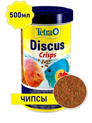 Tetra Discus Crisps 0,5л корм мульти чипсы 2в1 для дискусов