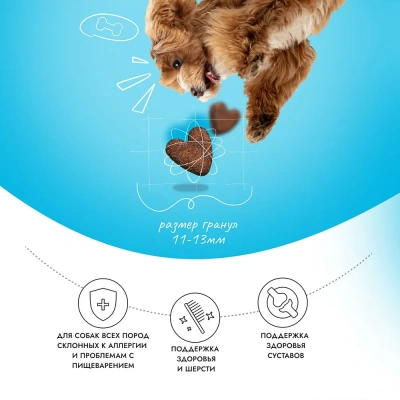 Best Dinner Dog & Puppy Sensible 12 кг ягненок с ягодами сухой корм для собак и щенков с 1 мес. фото